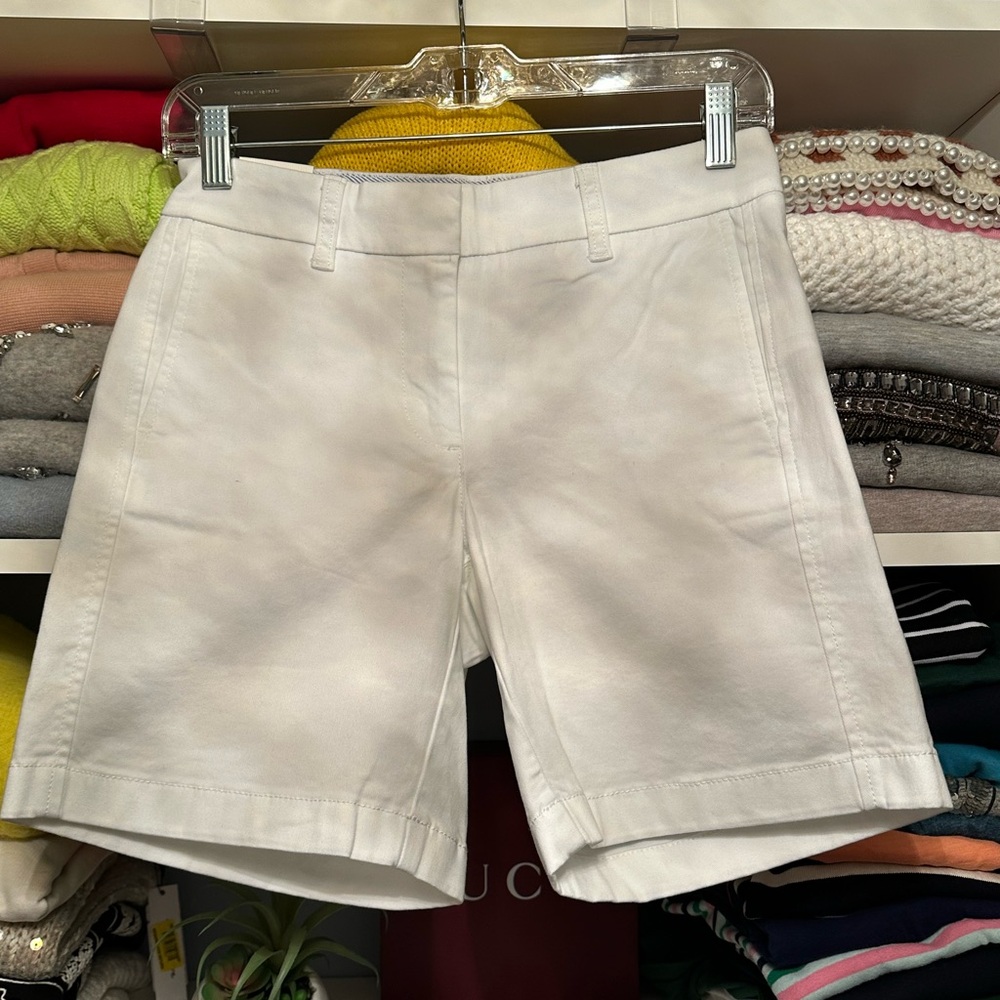 Women's White Shorts - Picture 10 of 11